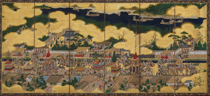 祇園祭礼図屛風 コレクションデータベース サントリー美術館